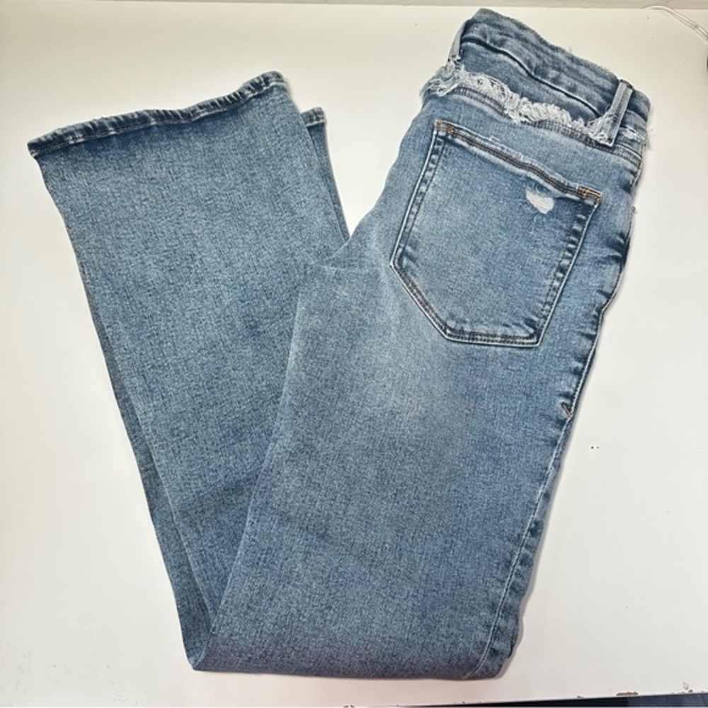 Good American Light Blue Straight Leg Jeans